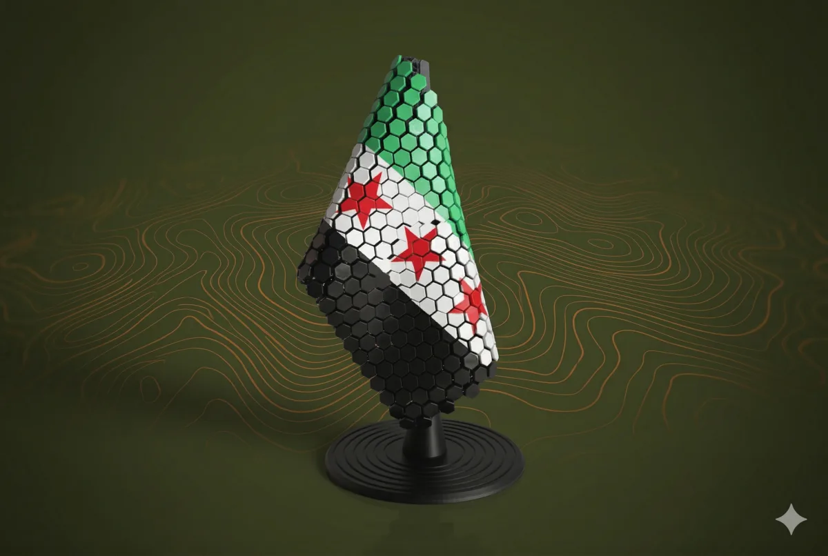 Syria Flag Pole