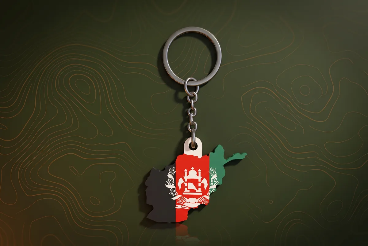 Afghanistan Keychain