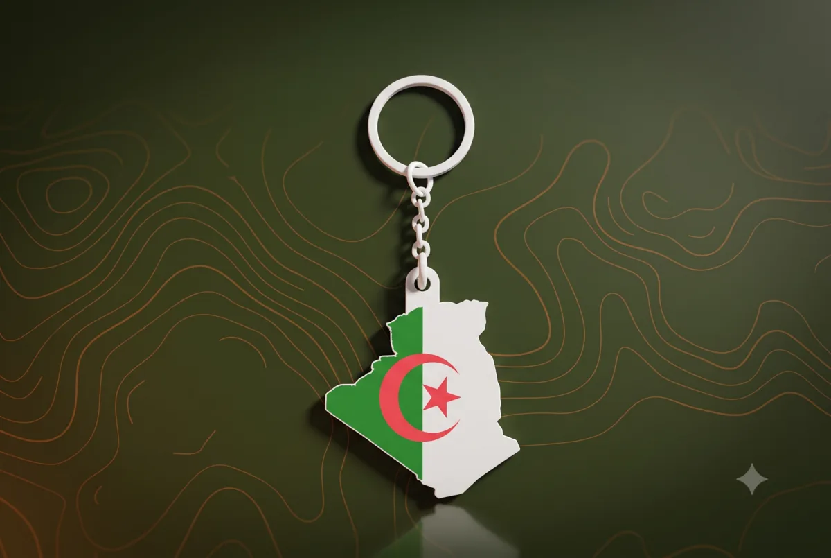 Algeria Keychain
