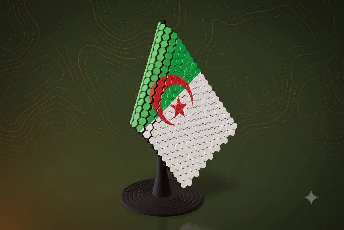 Algeria Flag Pole