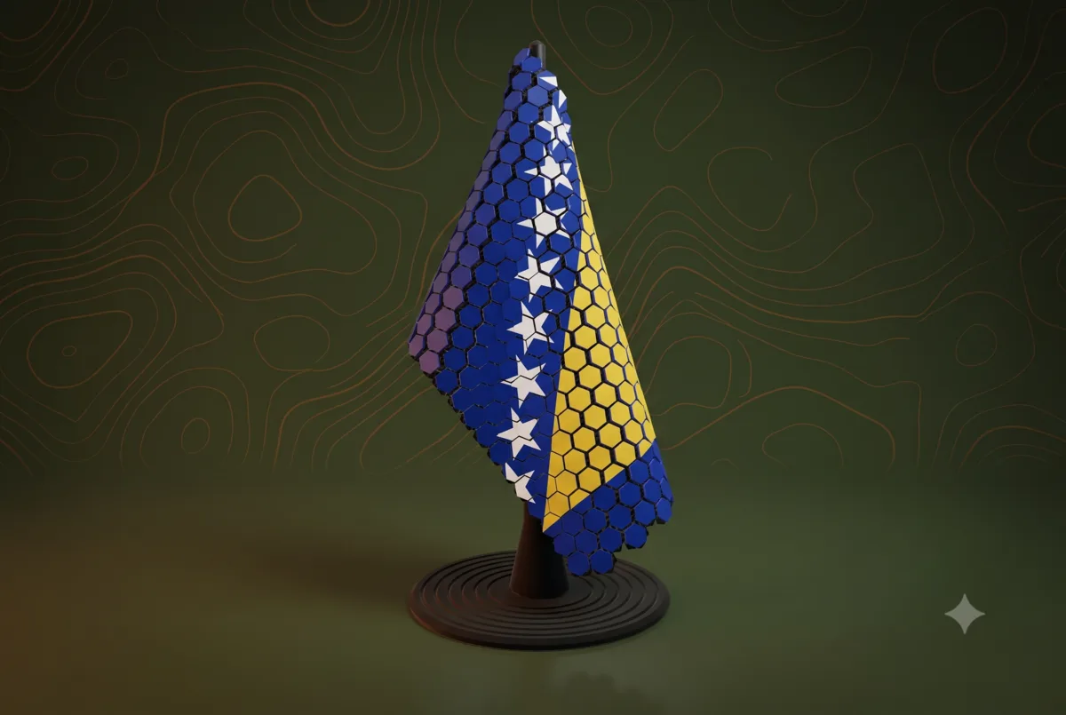 Bosnia and Herzegovina Flag Pole