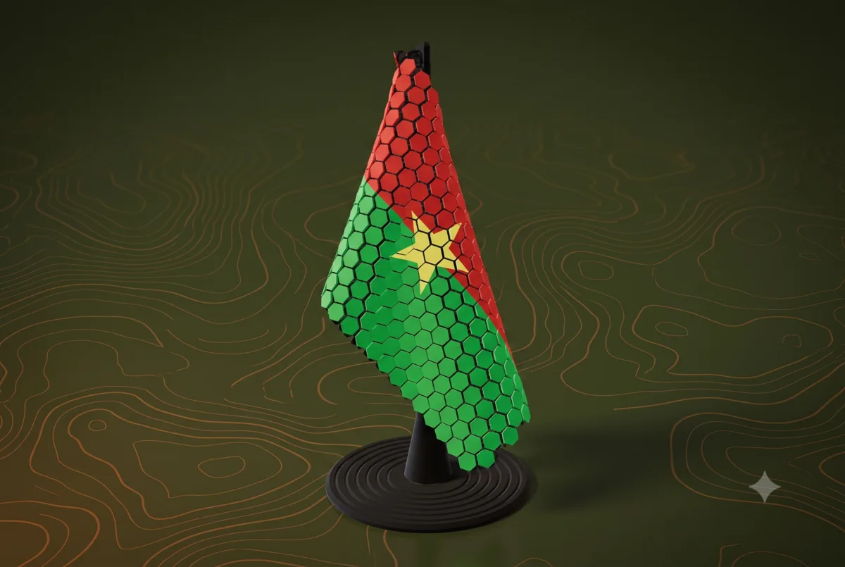 Burkina Faso Flag Pole