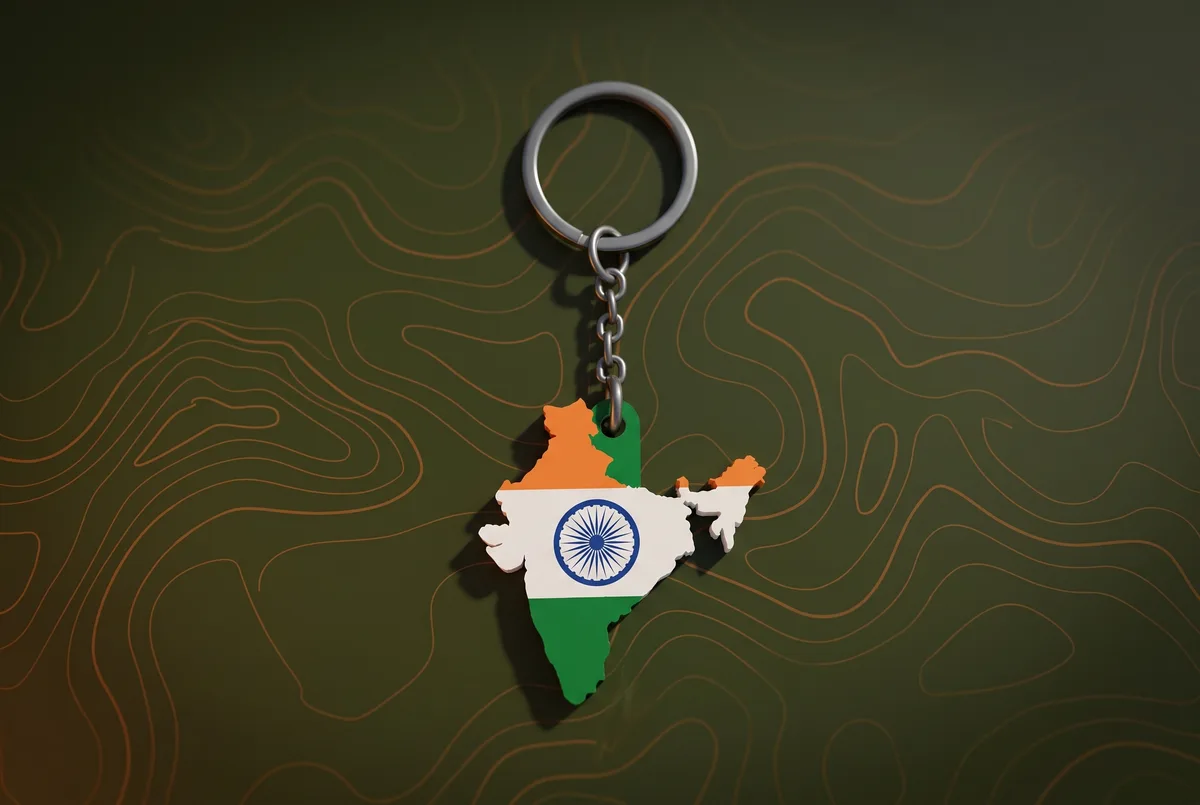 India Keychain