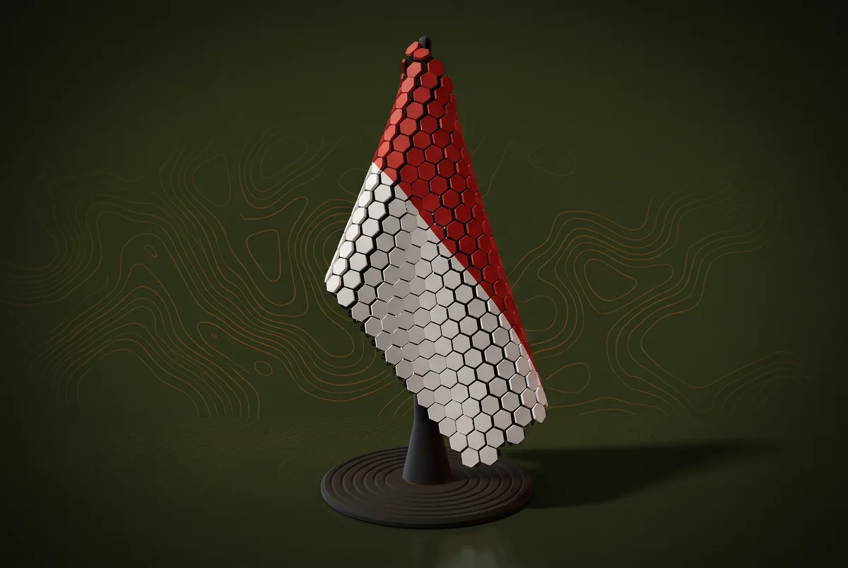 Indonesia Flag Pole