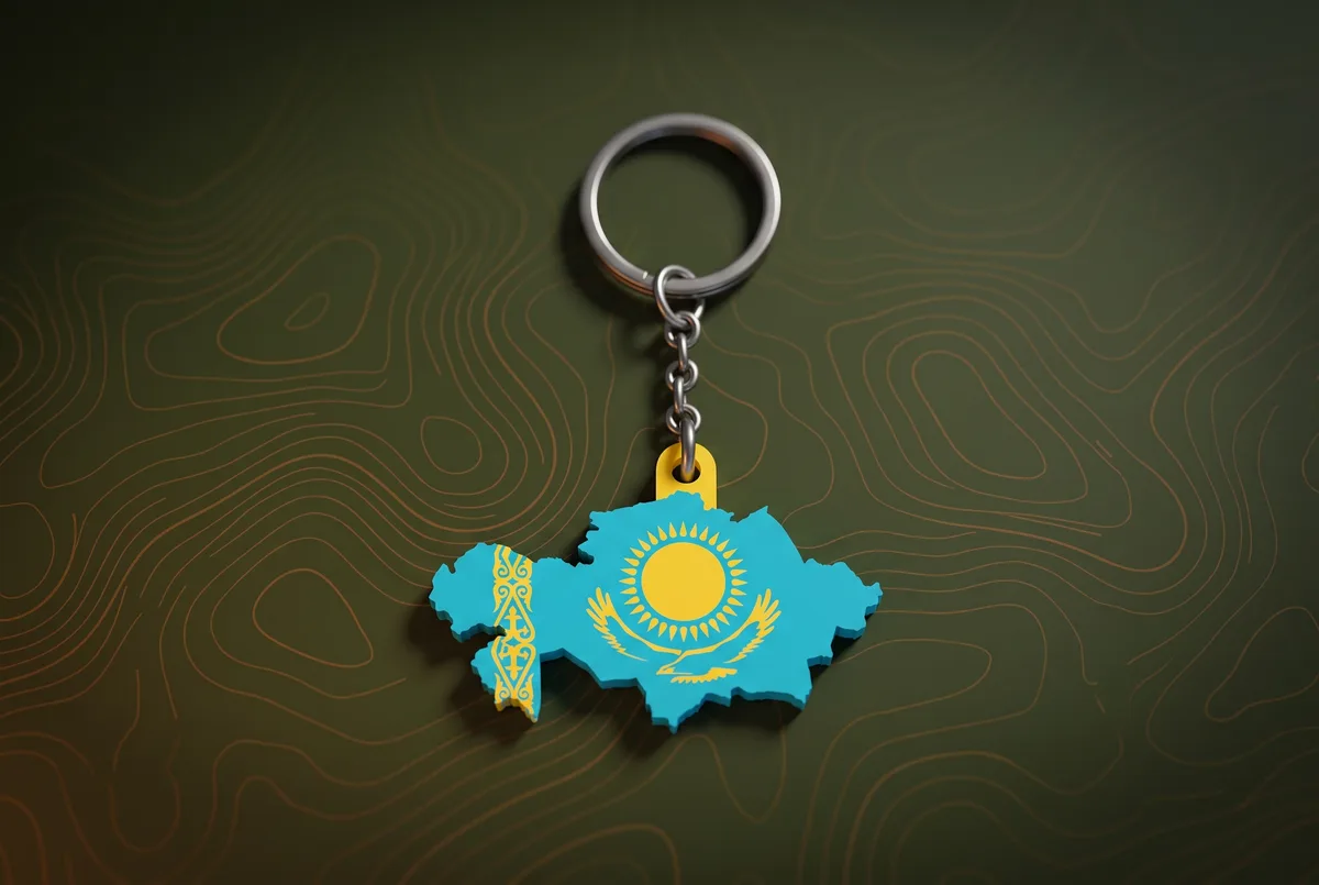 Kazakhstan Keychain