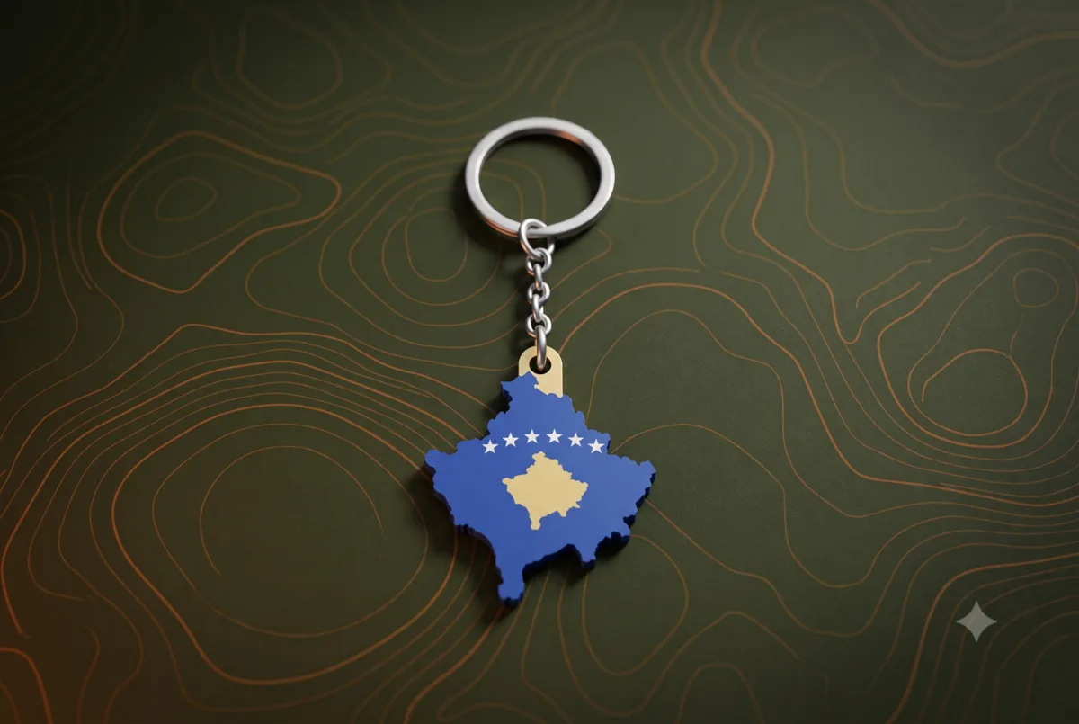 Kosovo Keychain