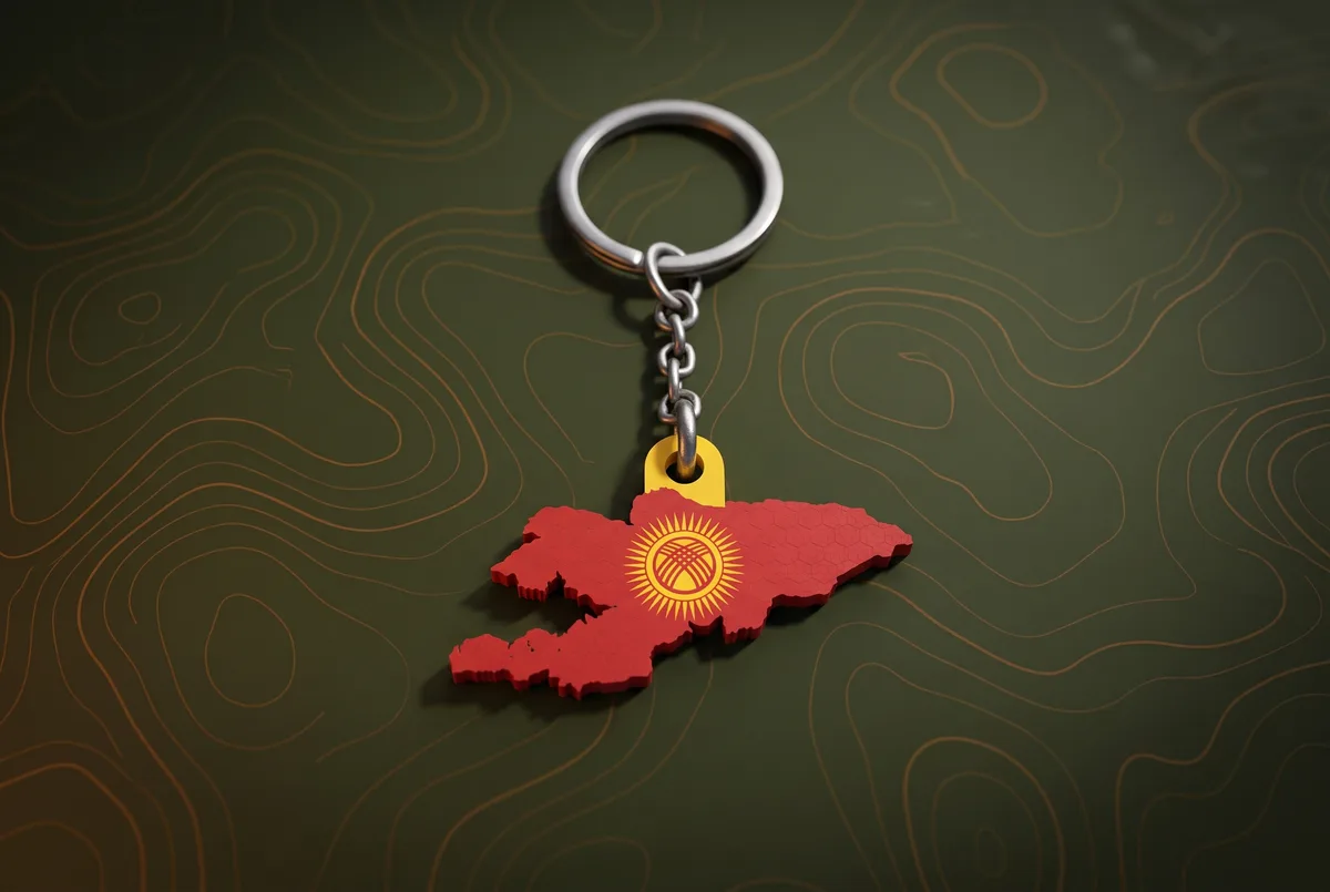 Kyrgyzstan Keychain