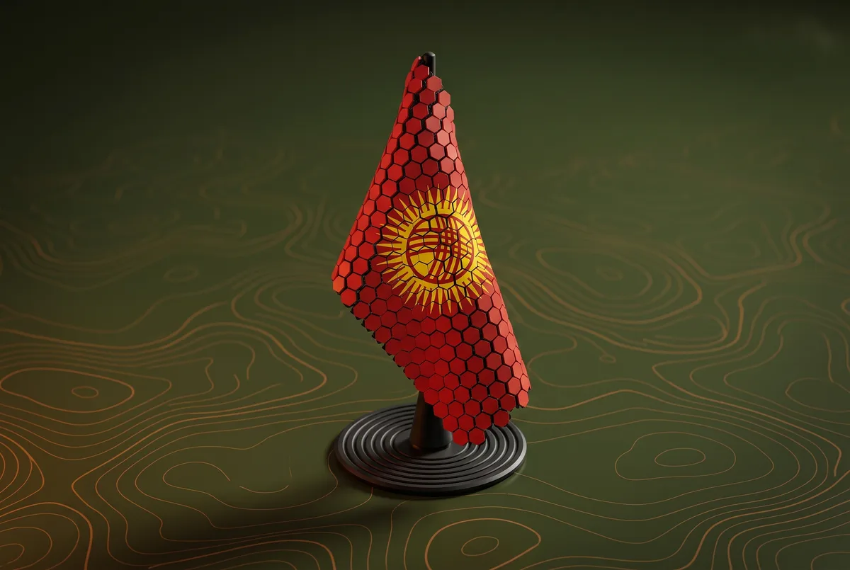 Kyrgyzstan Flag Pole