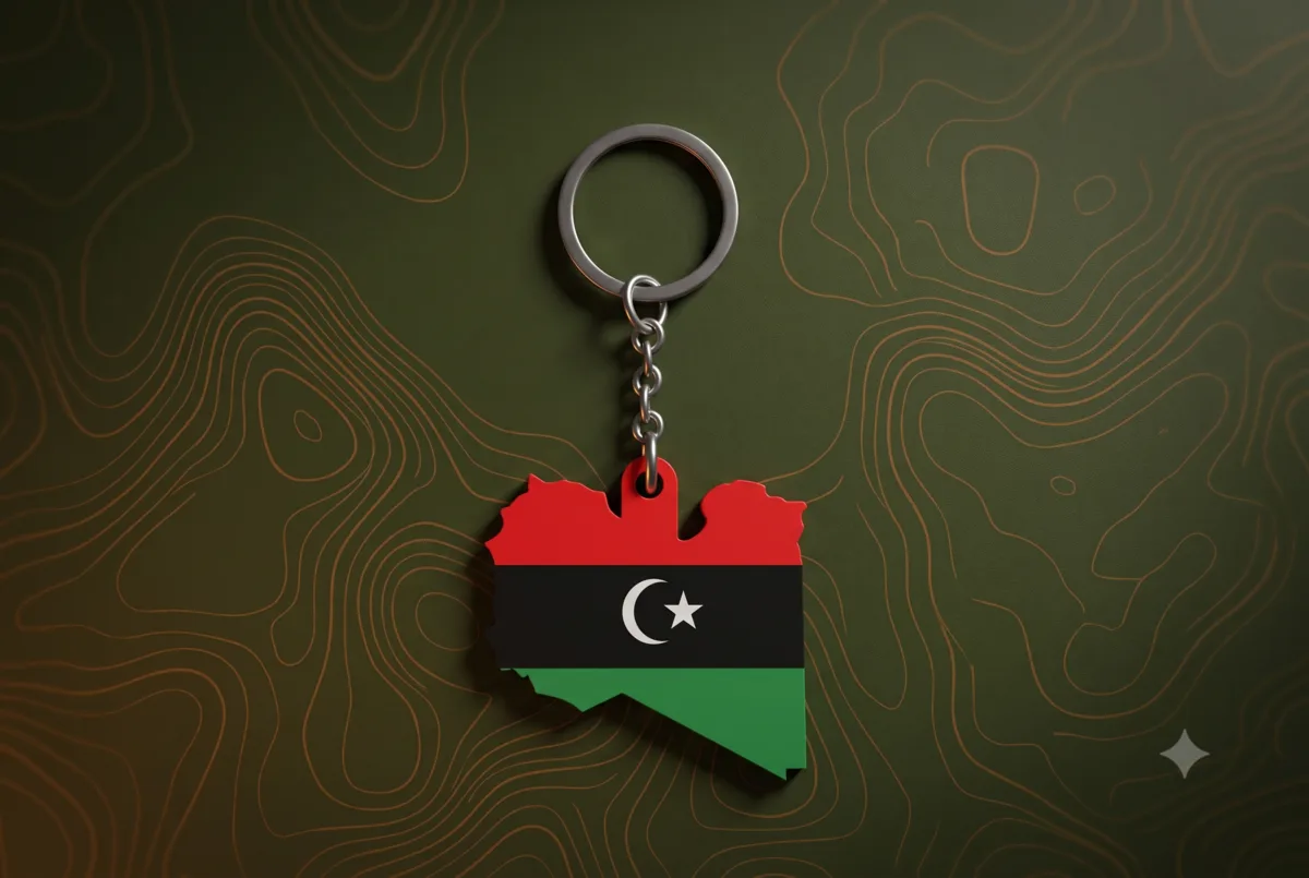 Libya Keychain