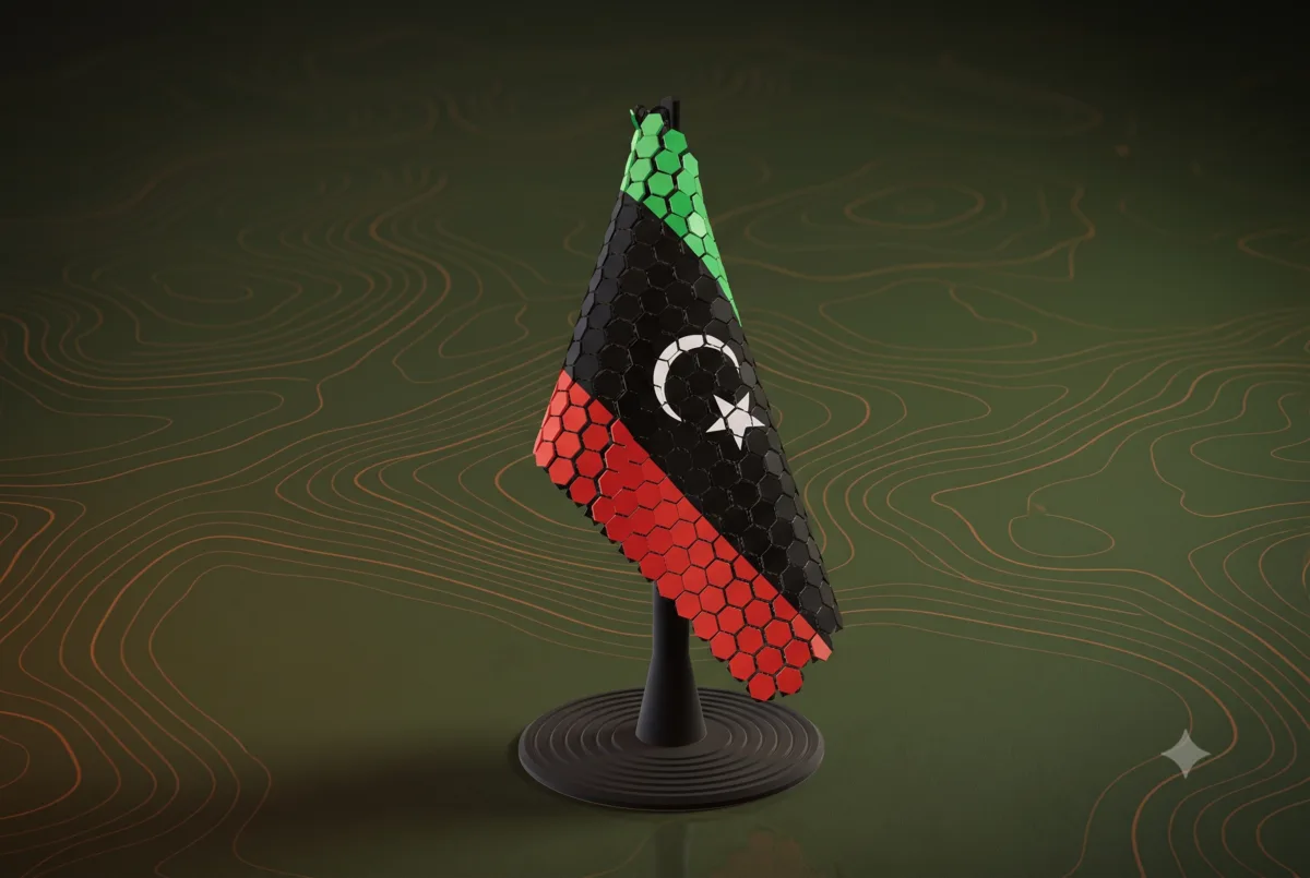 Libya Flag Pole