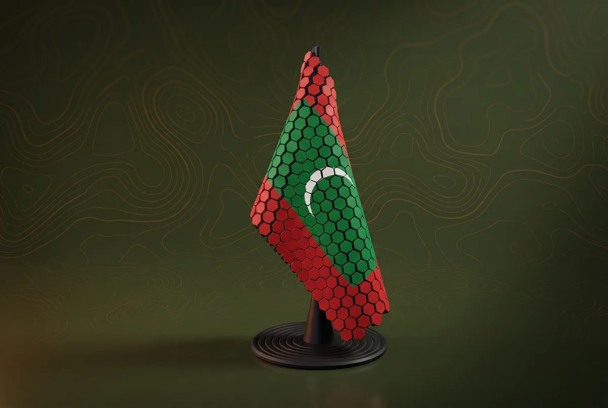 Maldives Flag Pole