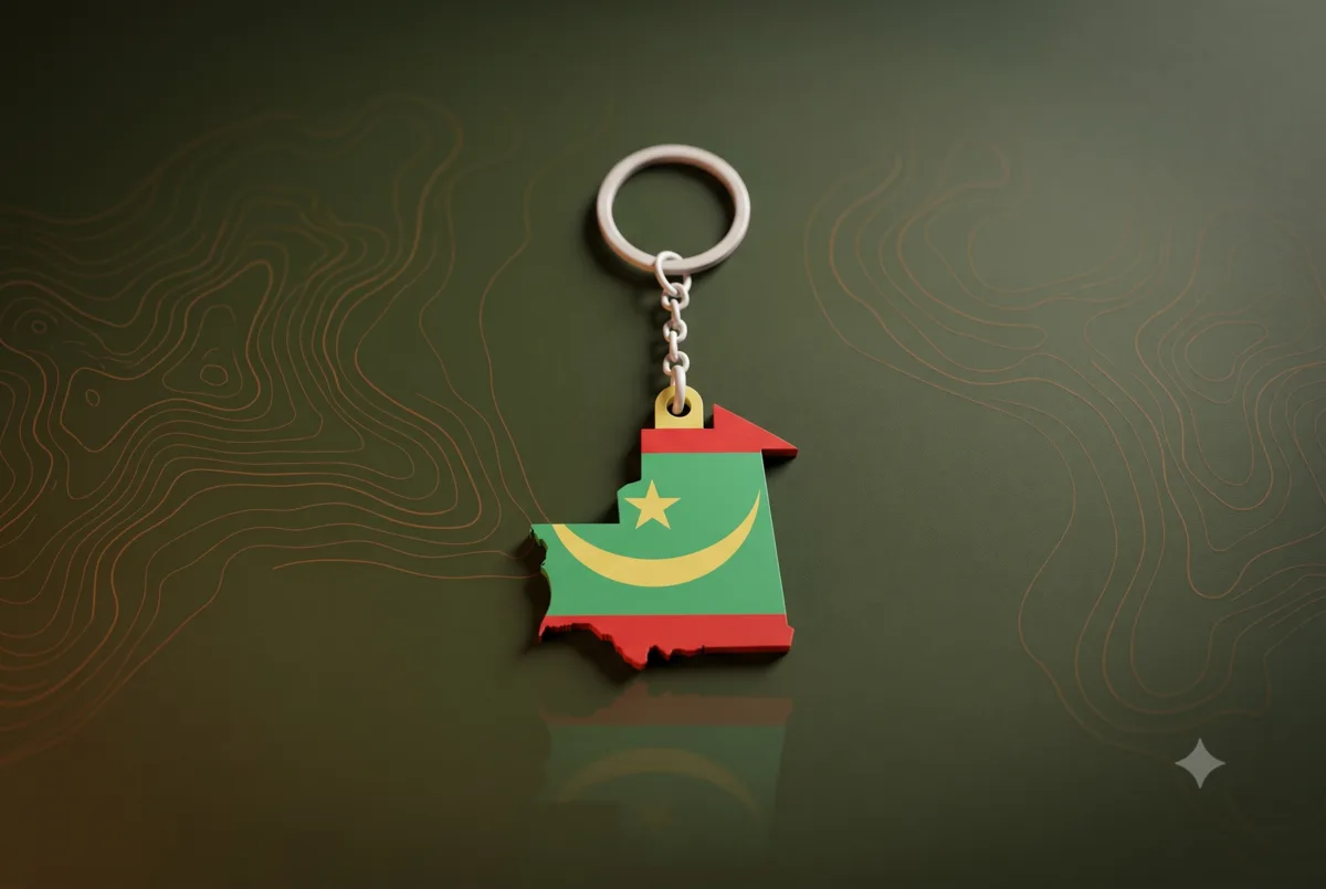 Mauritania Keychain