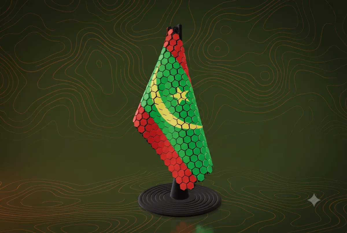 Mauritania Flag Pole
