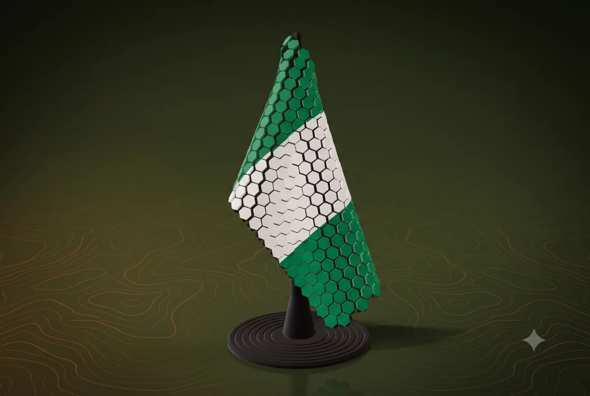 Nigeria Flag Pole