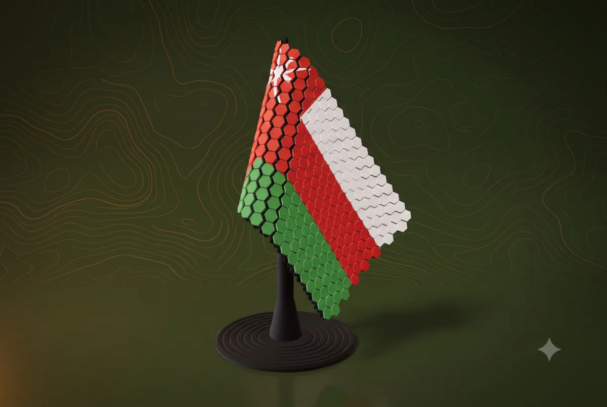 Oman Flag Pole