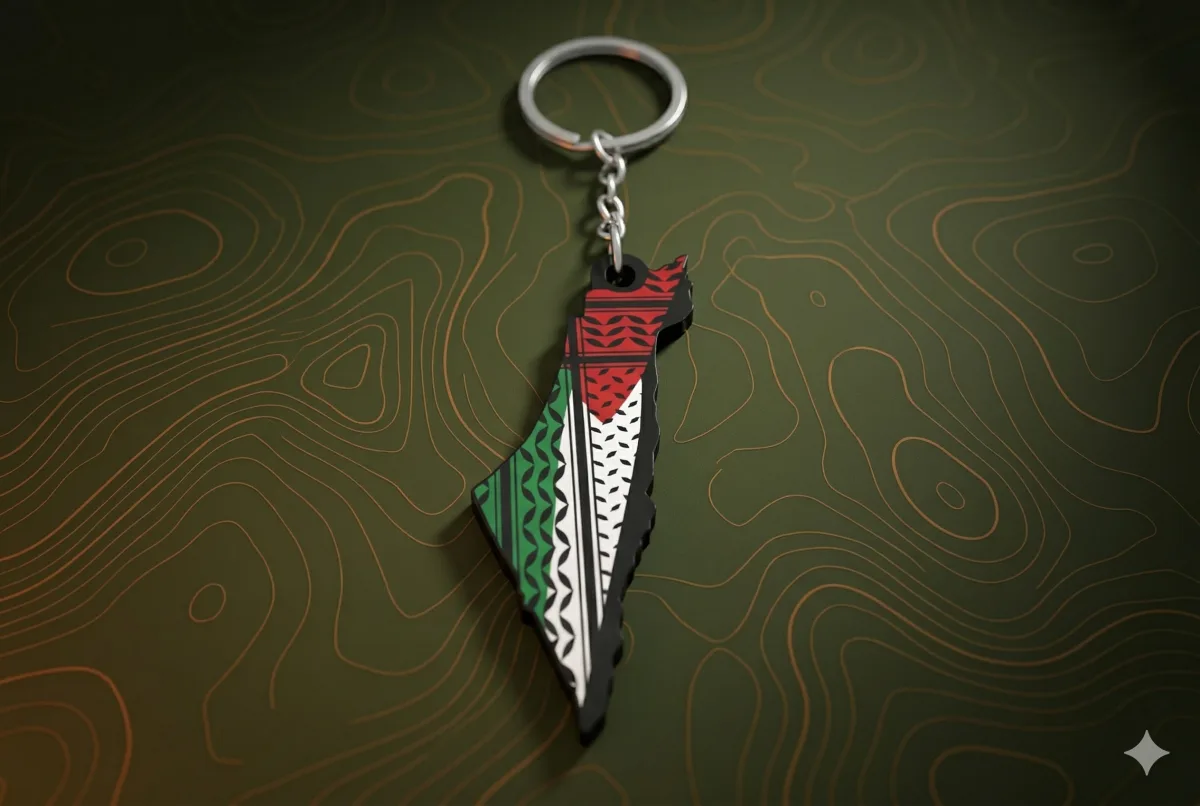 Palestine Keychain