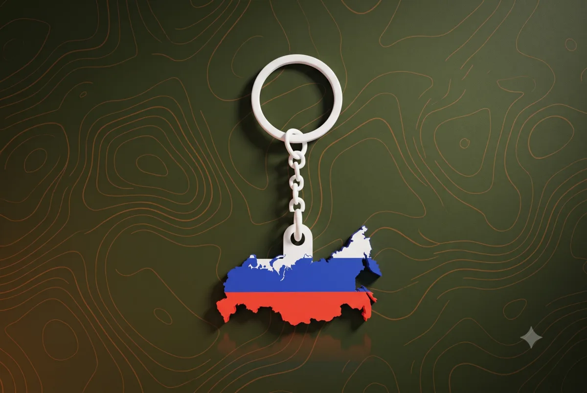 Russia Keychain