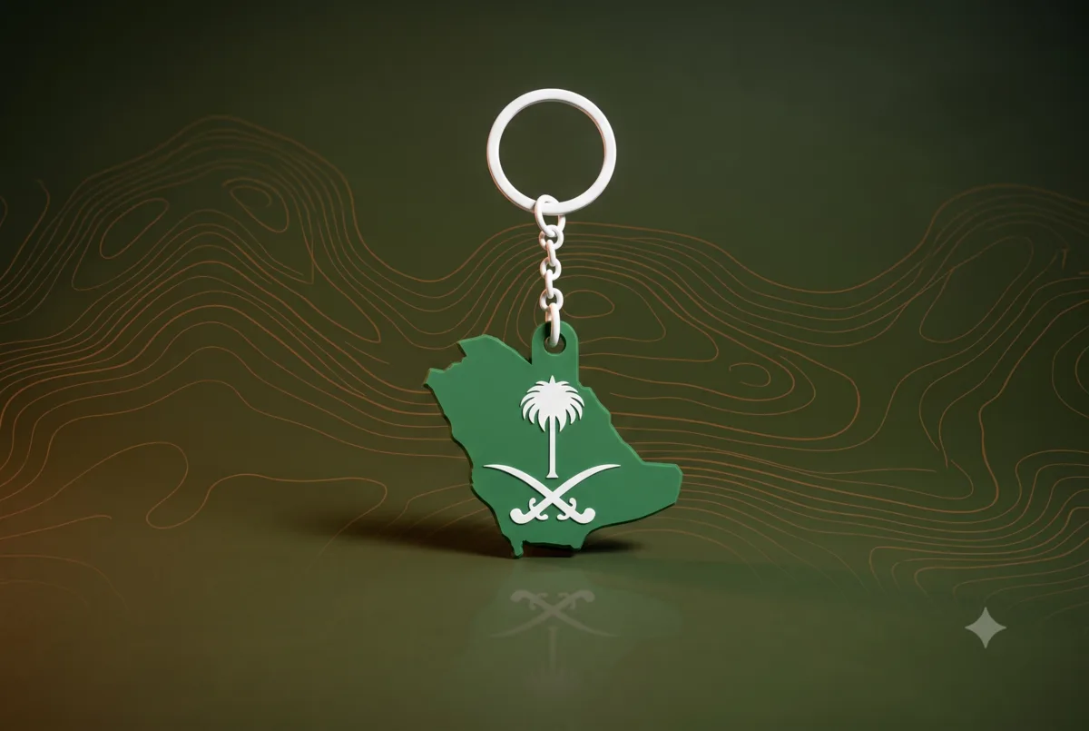 Saudi Arabia Keychain