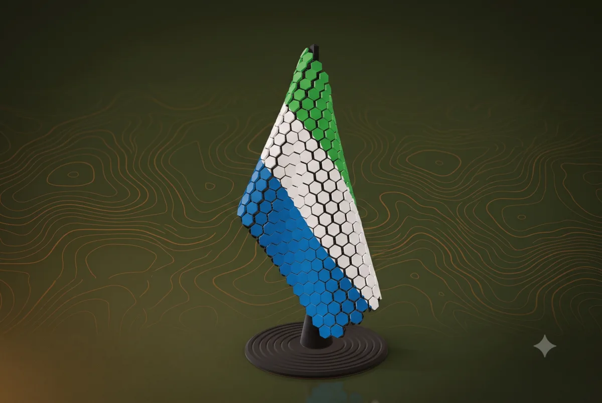 Sierra Leone Flag Pole