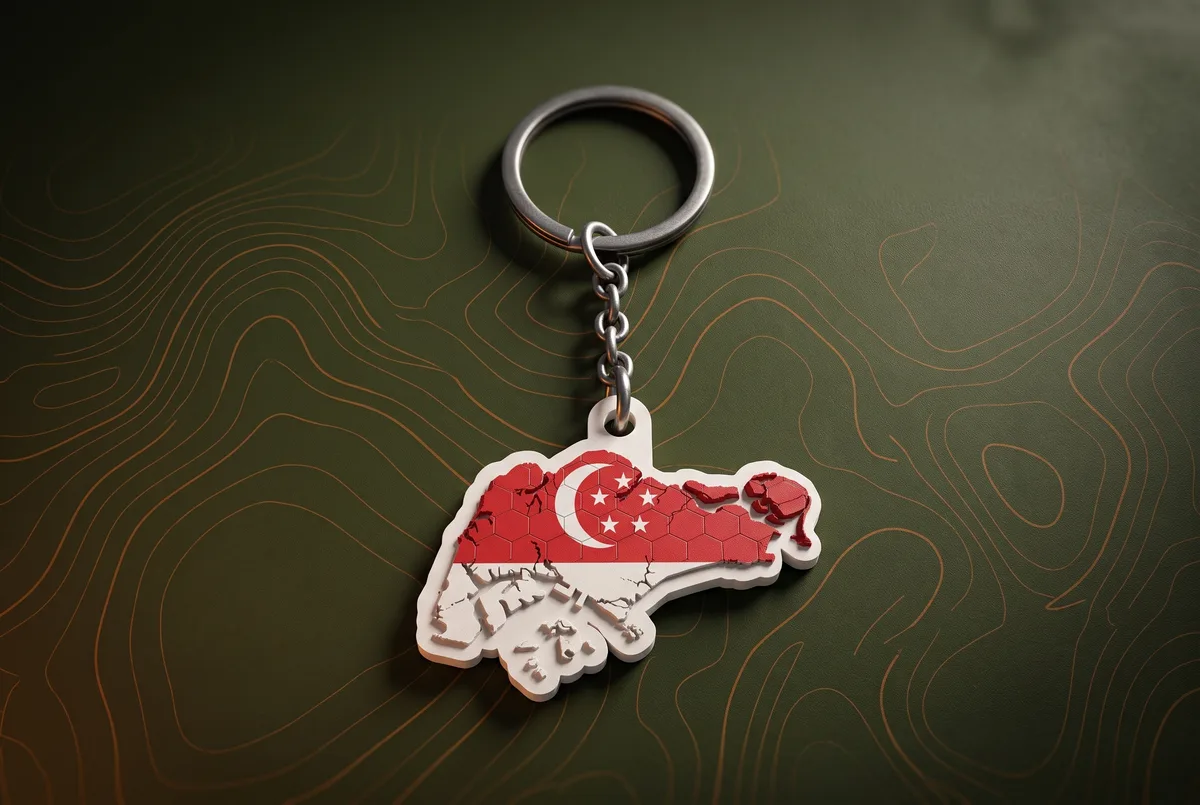 Singapore Keychain