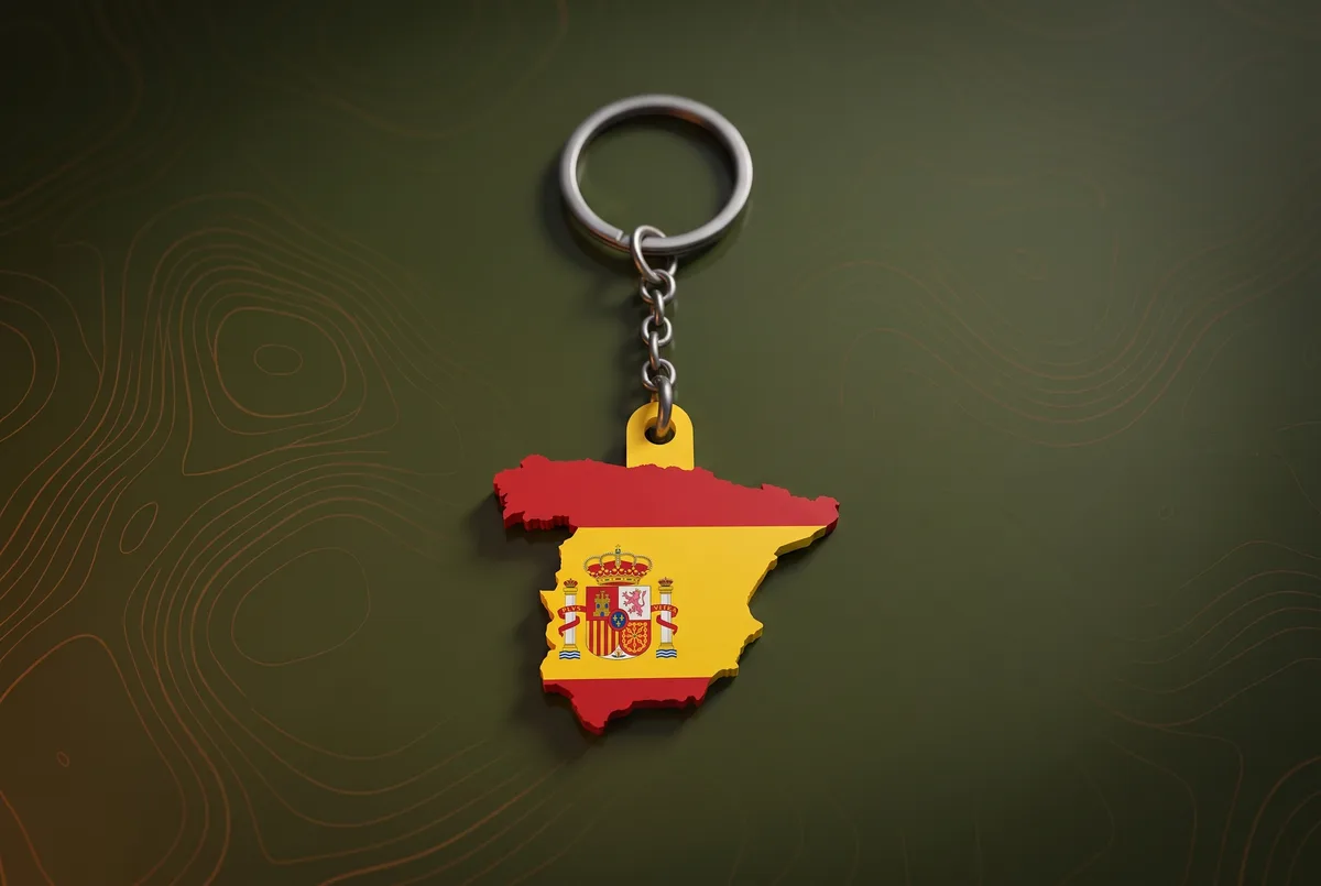 Spain Keychain