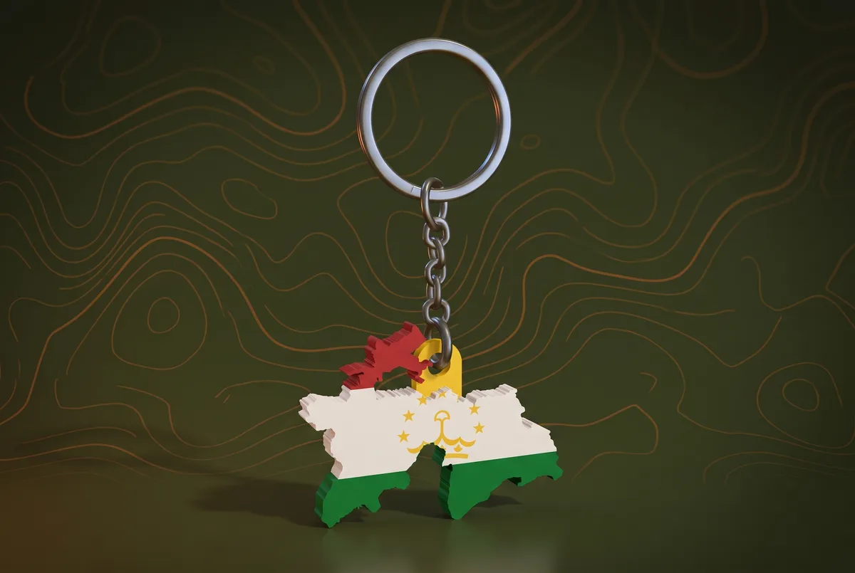 Tajikistan Keychain