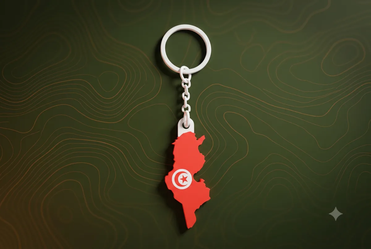 Tunisia Keychain